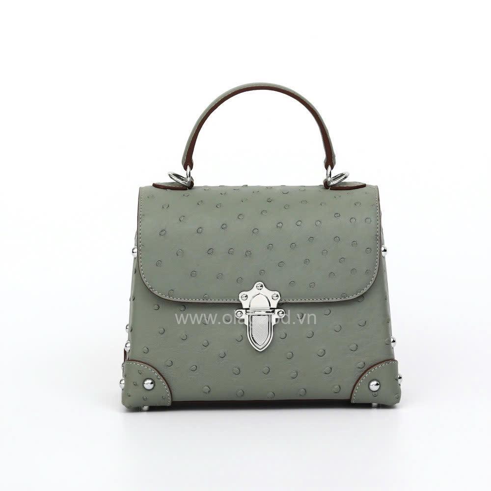 Túi nữ da đà điểu - TXNU022D - Hình ảnh 8