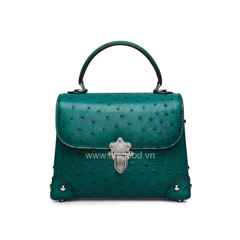 Túi nữ da đà điểu - TXNU022D - Hình ảnh 6