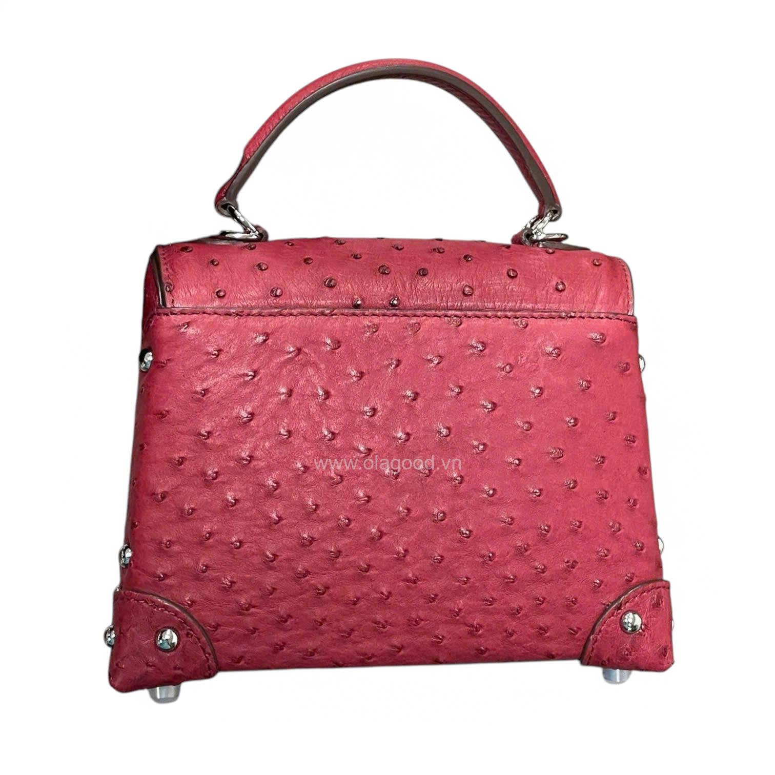 Túi nữ da đà điểu - TXNU022D - Hình ảnh 26