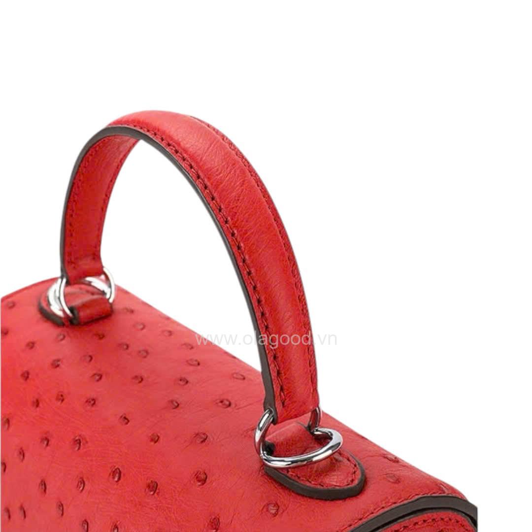 Túi nữ da đà điểu - TXNU022D - Hình ảnh 19