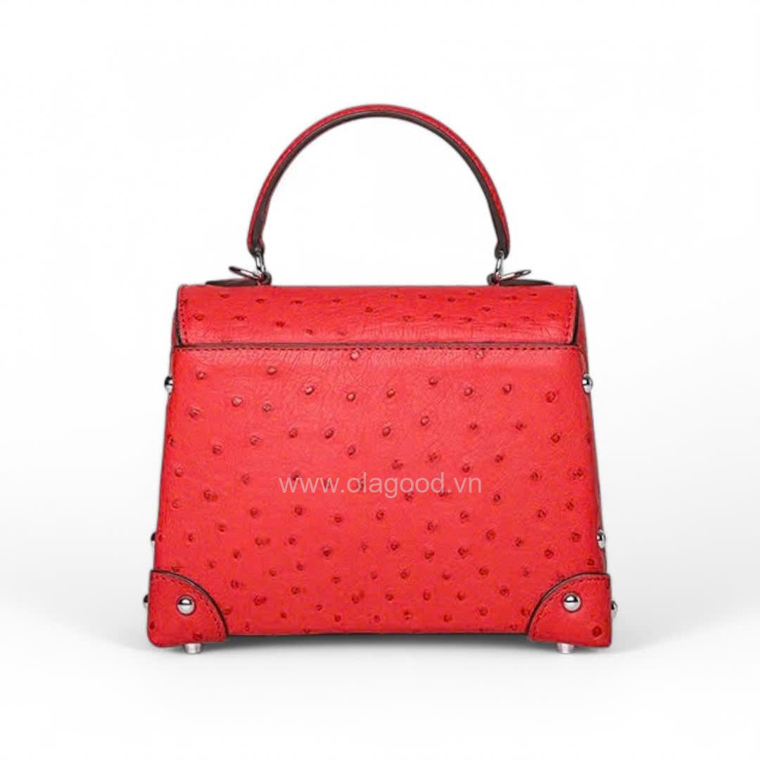 Túi nữ da đà điểu - TXNU022D - Hình ảnh 15