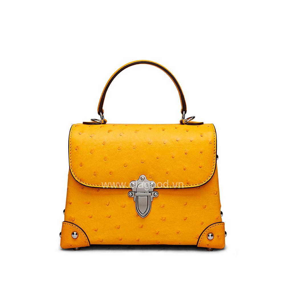 Túi nữ da đà điểu - TXNU022D - Hình ảnh 5