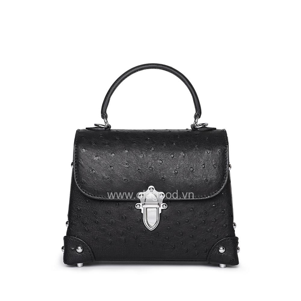 Túi nữ da đà điểu - TXNU022D - Hình ảnh 4