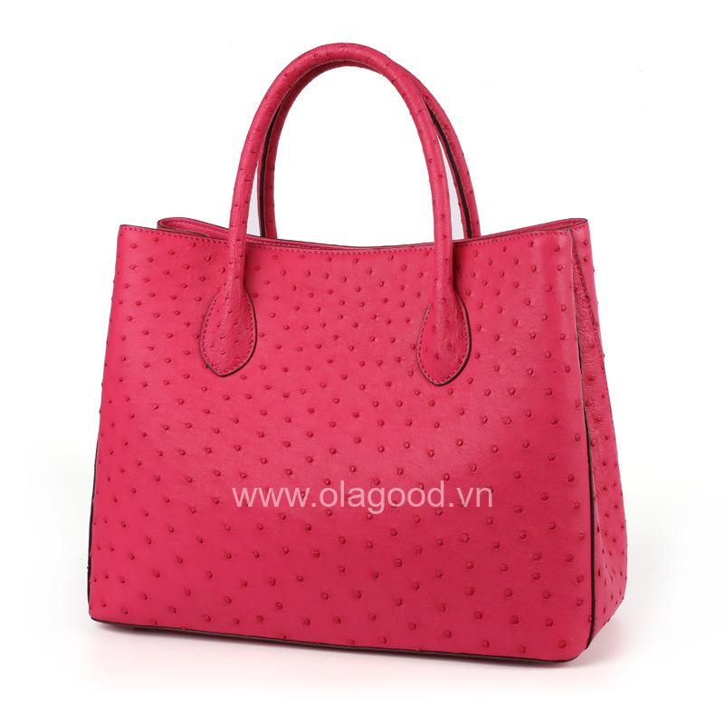 Túi nữ da đà điểu cao cấp - TXNU025D - Hình ảnh 10