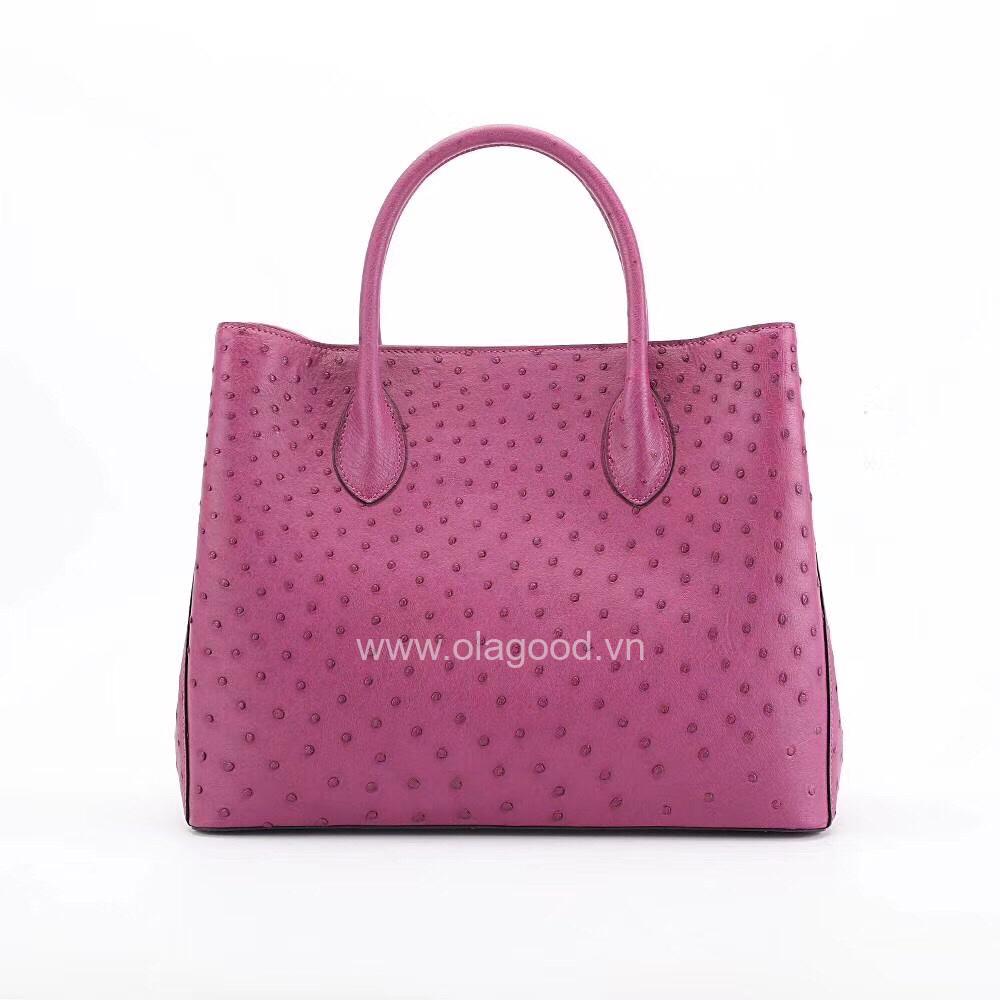 Túi nữ da đà điểu cao cấp - TXNU025D - Hình ảnh 8