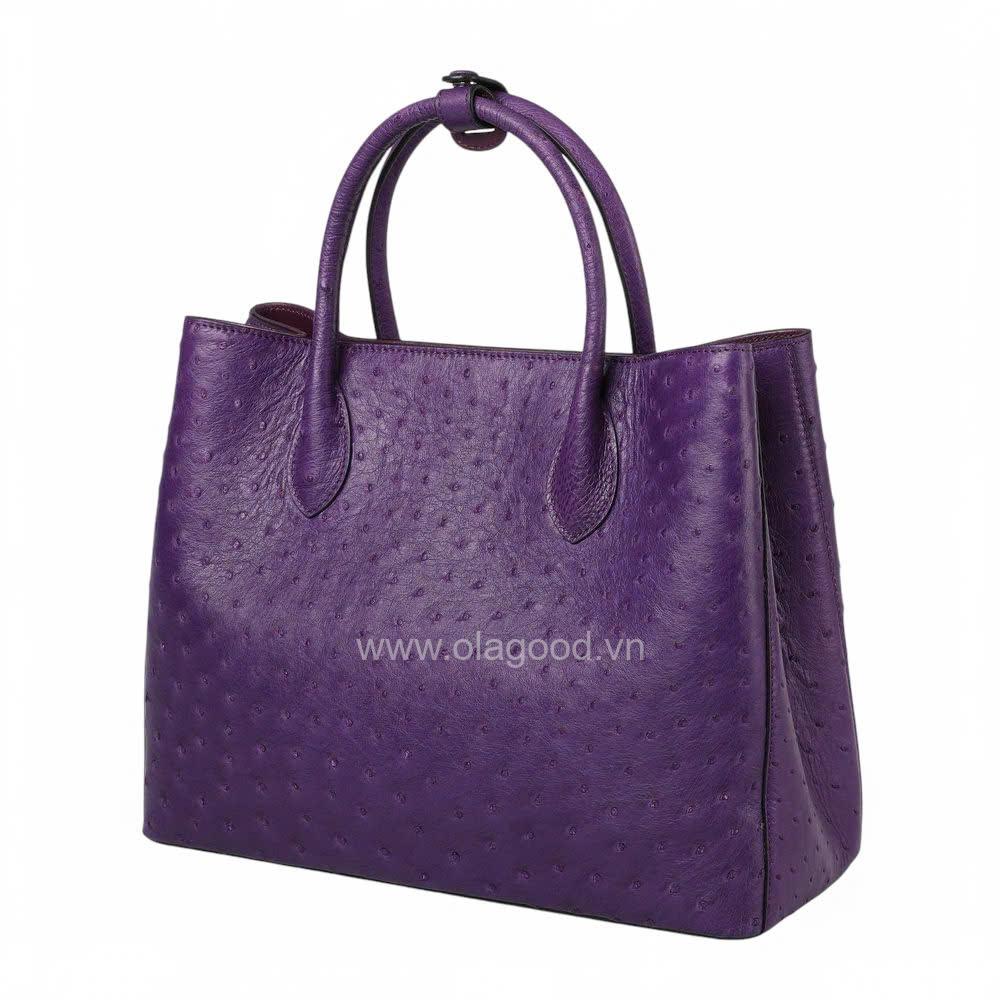 Túi nữ da đà điểu cao cấp - TXNU025D - Hình ảnh 7