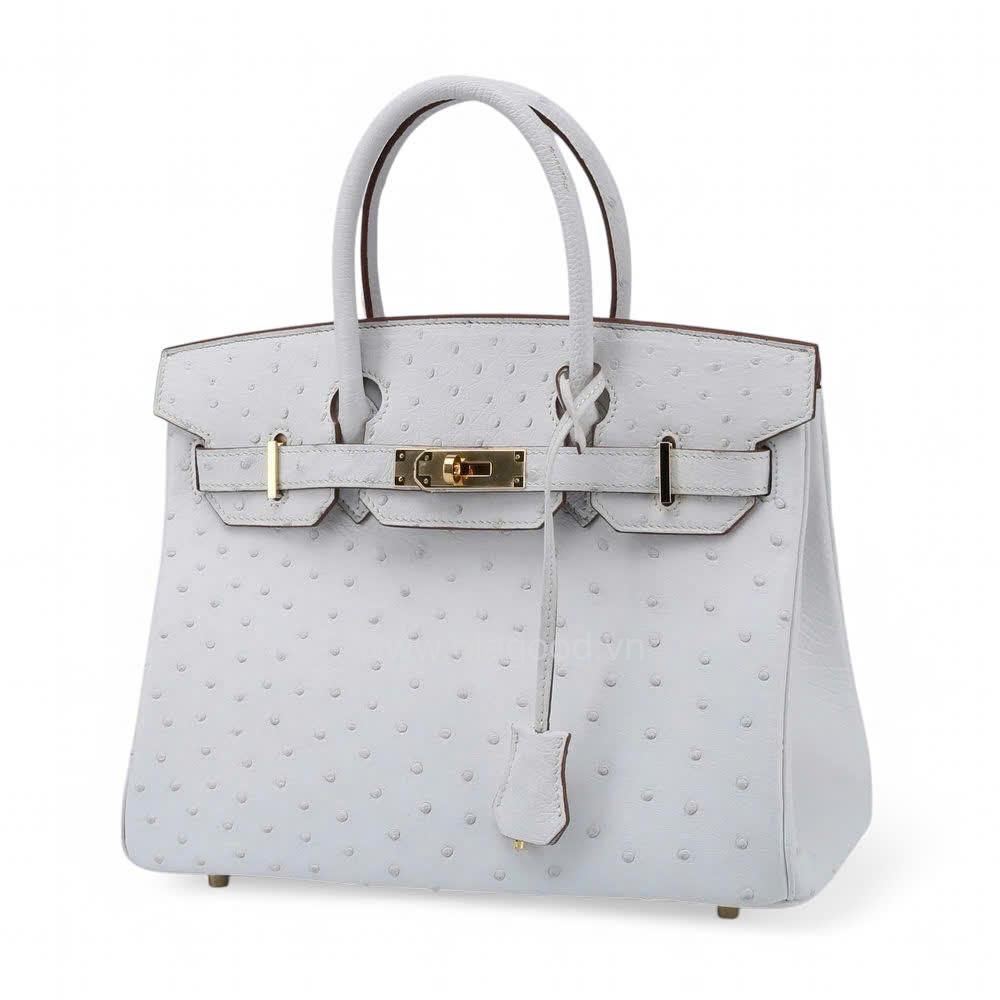 Túi xách da đà điểu nữ - TXNU023D - Hình ảnh 3