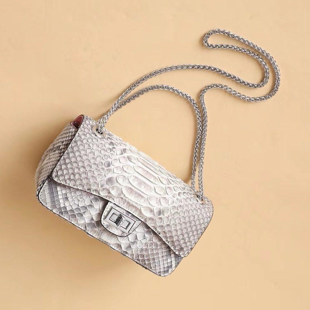 Túi xách da trăn nữ - TXNU023T - Hình ảnh 4