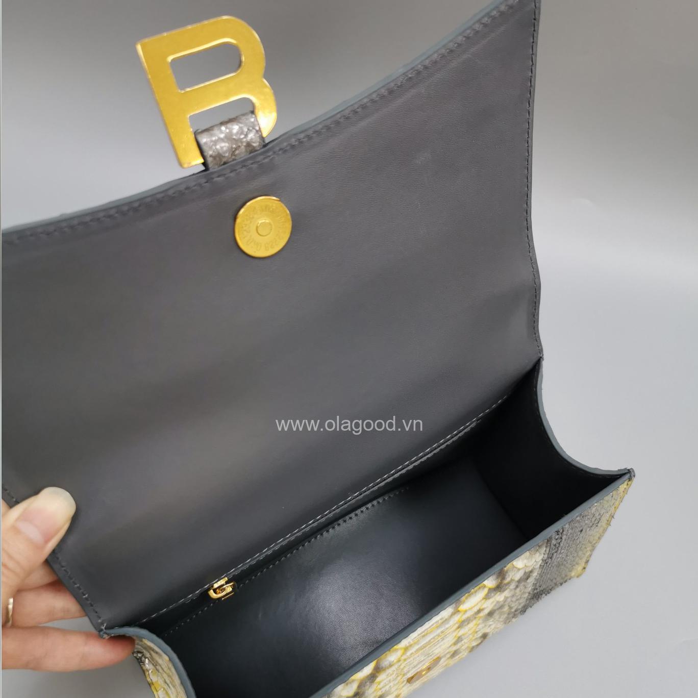 Túi xách da trăn nữ chính hãng - TXNU026T - Hình ảnh 7