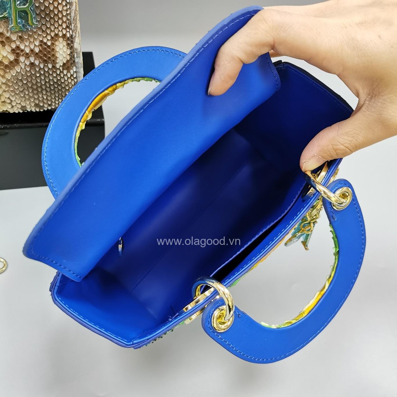 Túi xách da trăn nữ hàng hiệu - TXNU027T - Hình ảnh 6