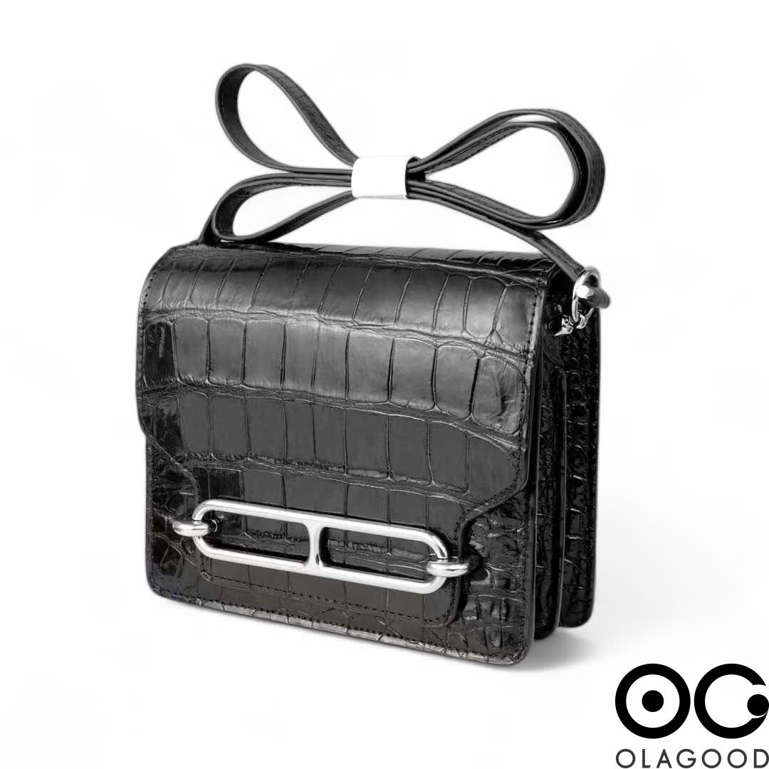 Túi xách nữ da cá sấu hàng hiệu - TXN0255S - Hình ảnh 5