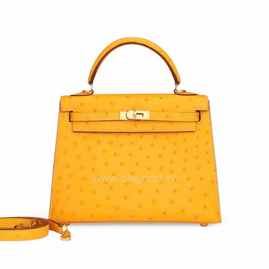 Túi xách nữ da đà điểu - TXNU021D - Hình ảnh 3