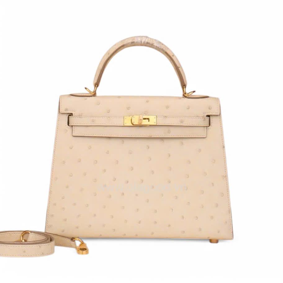 Túi xách nữ da đà điểu - TXNU021D - Hình ảnh 5