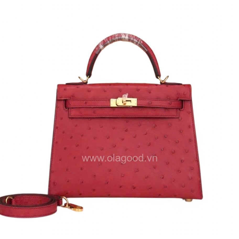 Túi xách nữ da đà điểu - TXNU021D - Hình ảnh 6