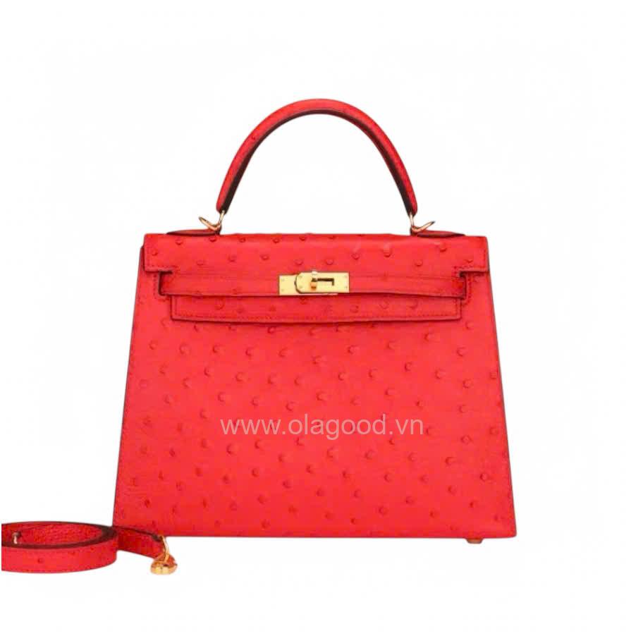 Túi xách nữ da đà điểu - TXNU021D - Hình ảnh 7