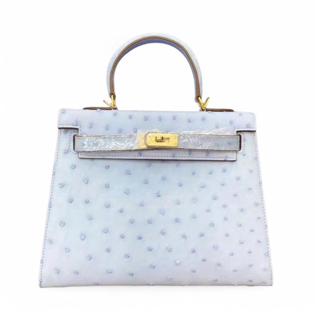 Túi xách nữ da đà điểu - TXNU021D - Hình ảnh 9