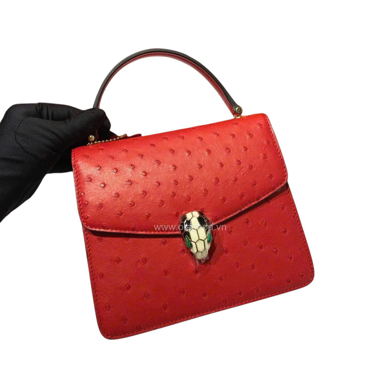Túi xách nữ đà điểu - TXNU024D - Hình ảnh 12