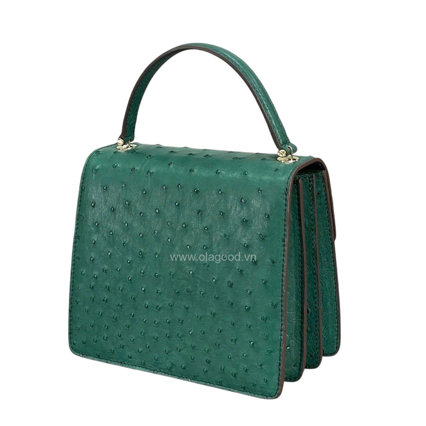 Túi xách nữ đà điểu - TXNU024D - Hình ảnh 23