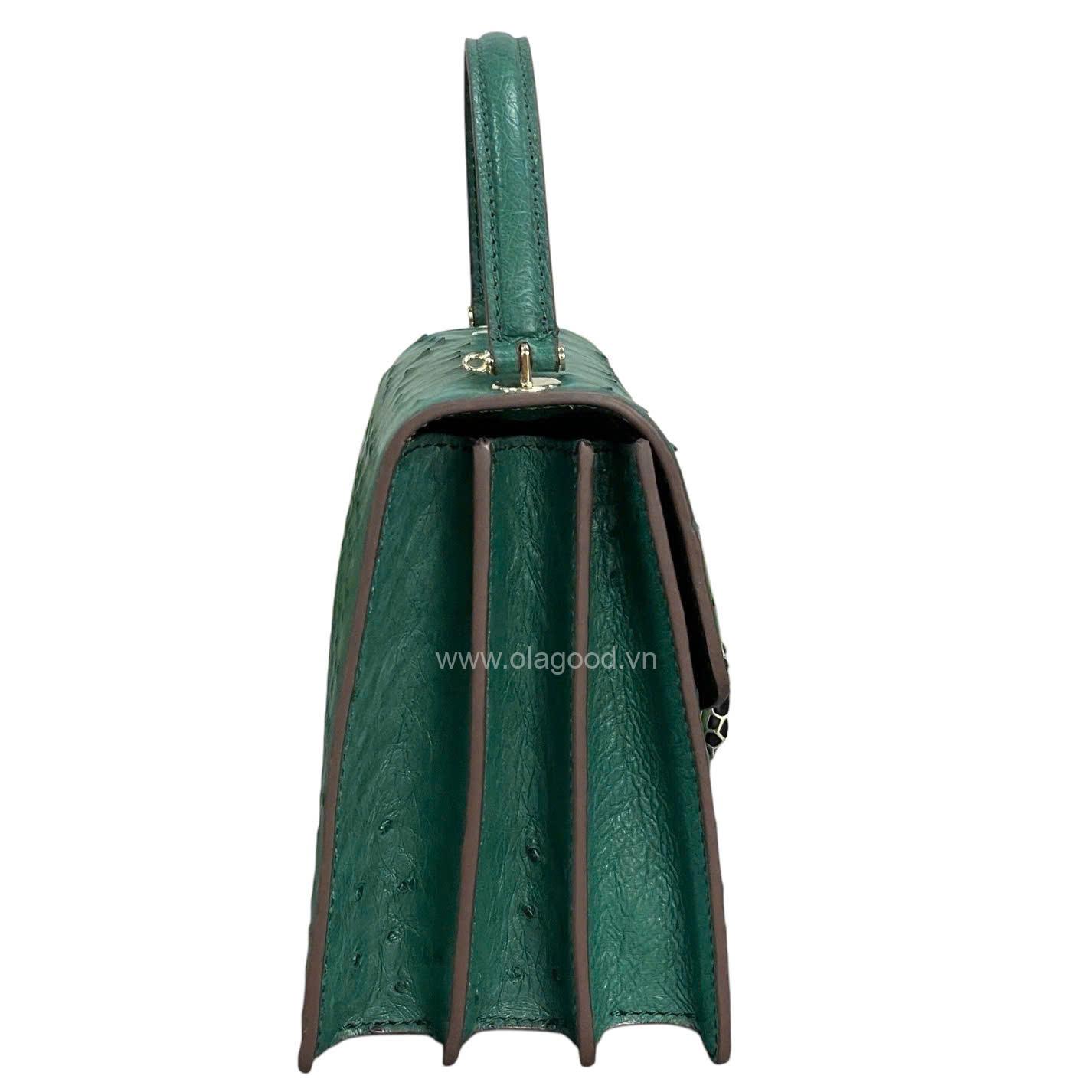 Túi xách nữ đà điểu - TXNU024D - Hình ảnh 24