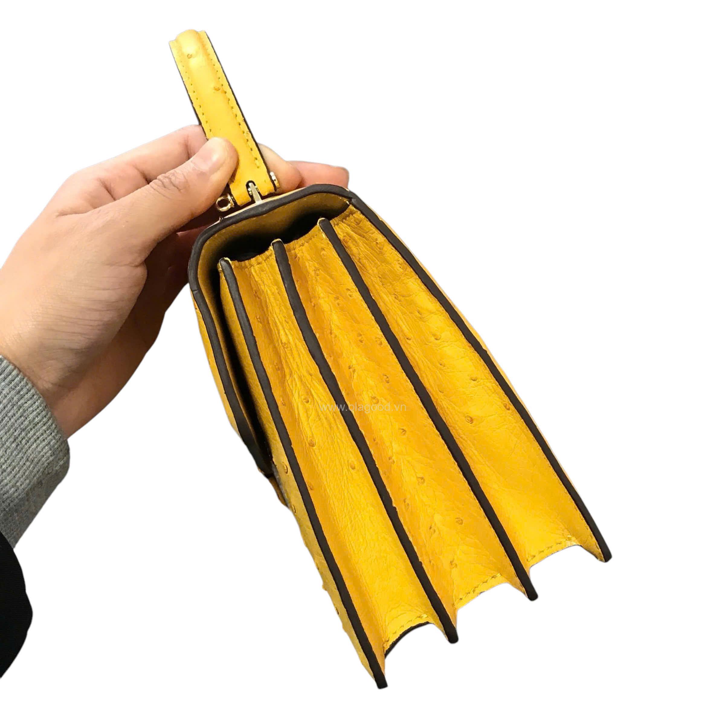 Túi xách nữ đà điểu - TXNU024D - Hình ảnh 27