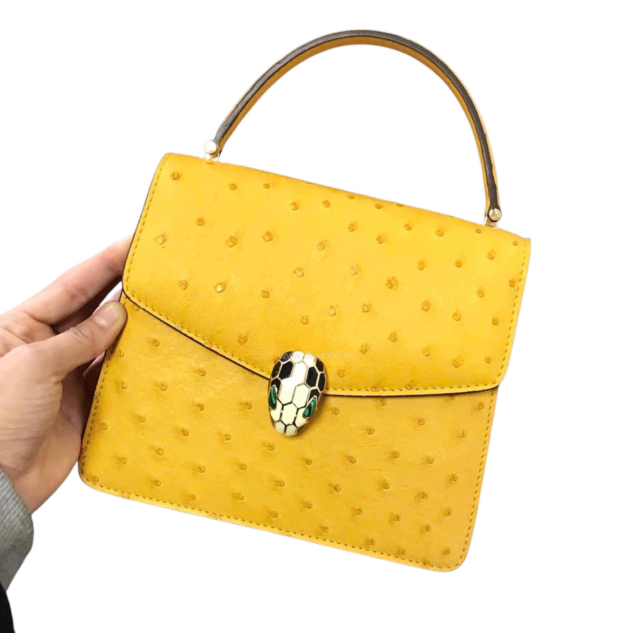 Túi xách nữ đà điểu - TXNU024D - Hình ảnh 6