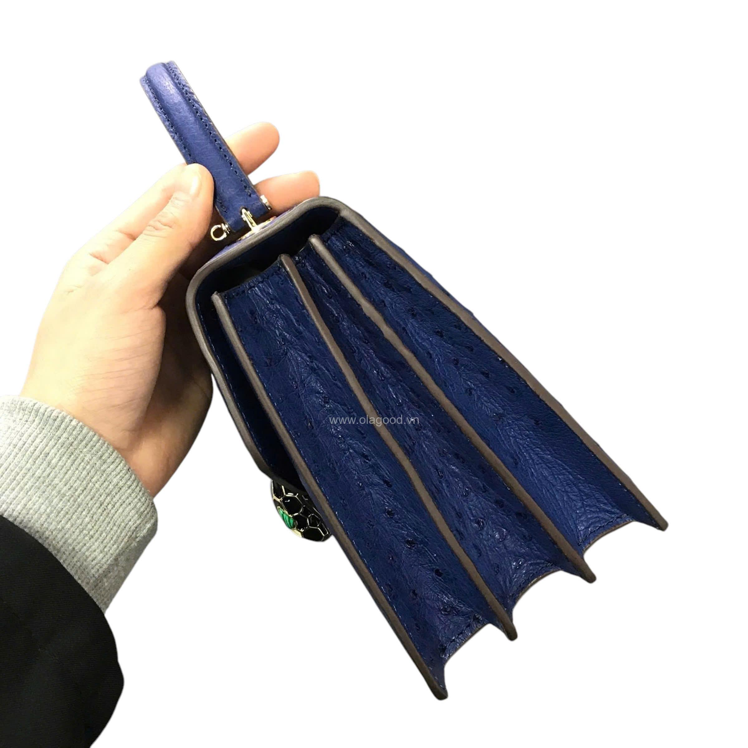 Túi xách nữ đà điểu - TXNU024D - Hình ảnh 7