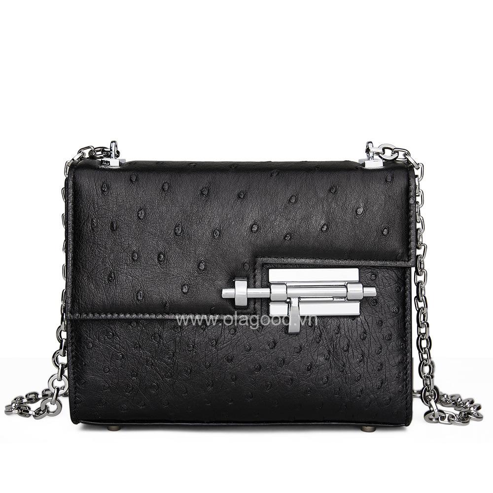 Túi xách nữ đà điểu chính hãng - TXNU027D - Hình ảnh 2