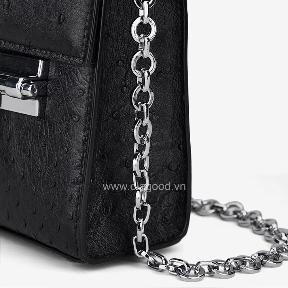 Túi xách nữ đà điểu chính hãng - TXNU027D - Hình ảnh 12