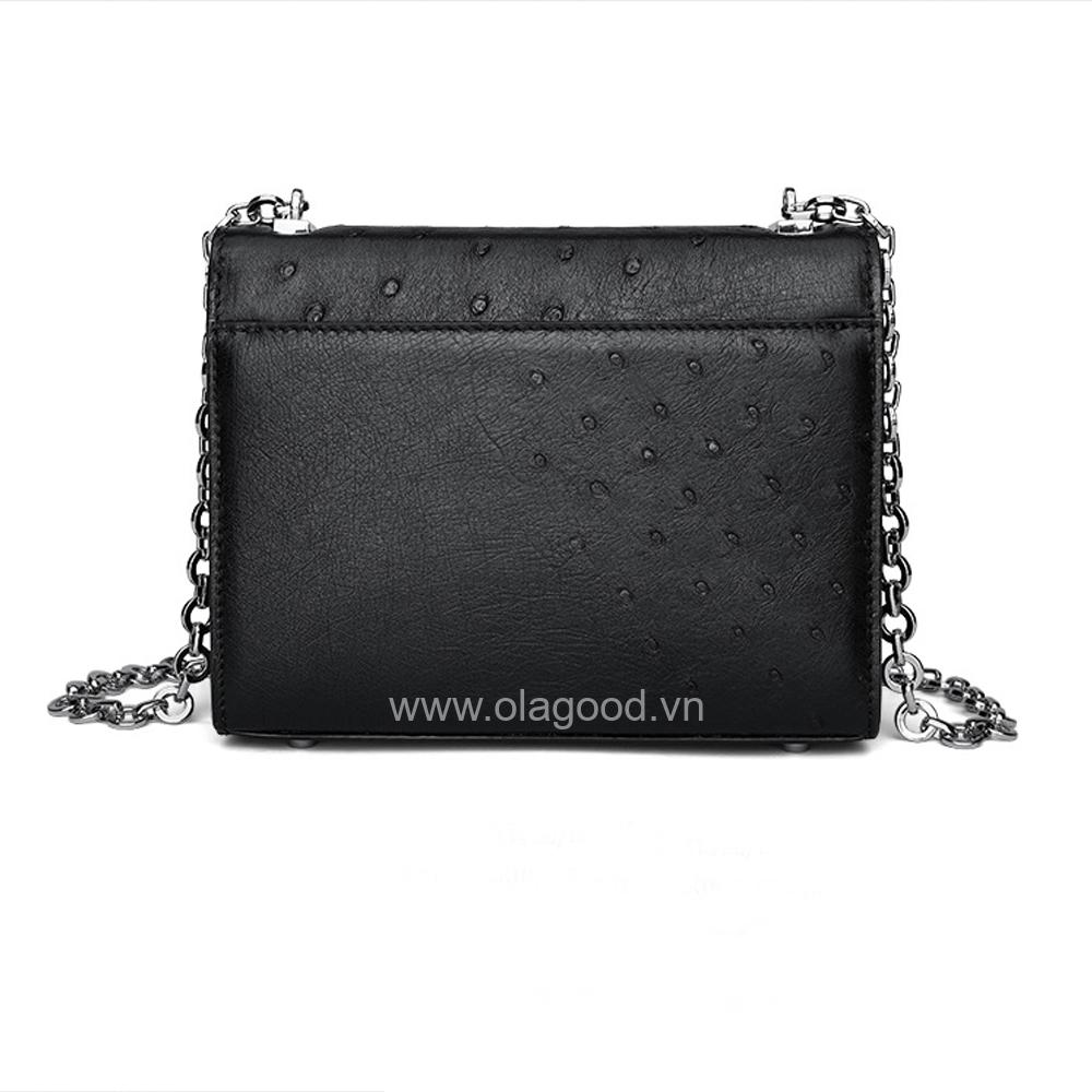 Túi xách nữ đà điểu chính hãng - TXNU027D - Hình ảnh 8