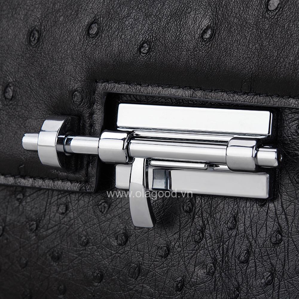 Túi xách nữ đà điểu chính hãng - TXNU027D - Hình ảnh 13