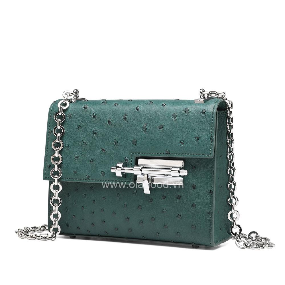 Túi xách nữ đà điểu chính hãng - TXNU027D - Hình ảnh 4