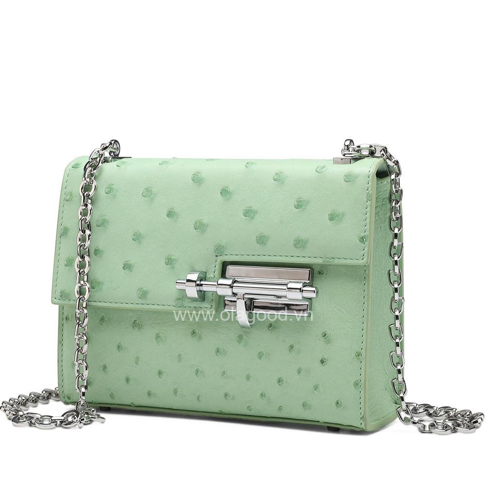 Túi xách nữ đà điểu chính hãng - TXNU027D - Hình ảnh 5