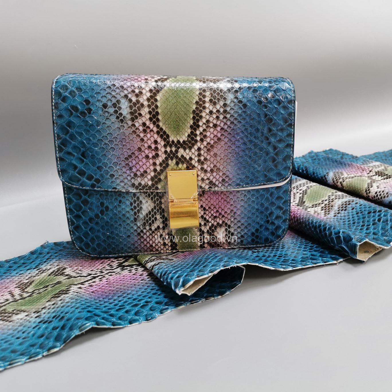 Túi xách nữ da trăn chính hãng - TXNU024T - Hình ảnh 2