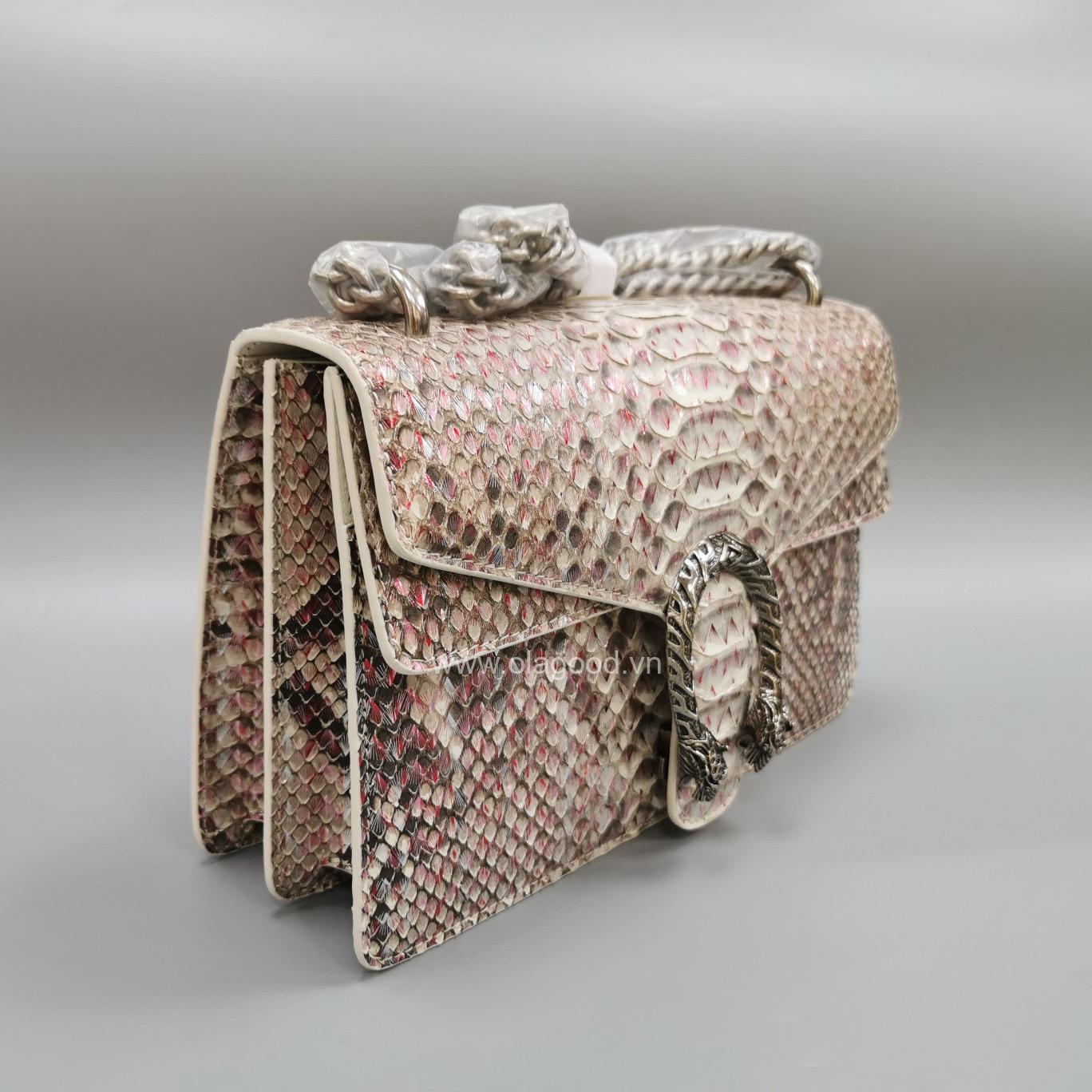 Túi xách nữ da trăn chính hãng - TXNU025T - Hình ảnh 3