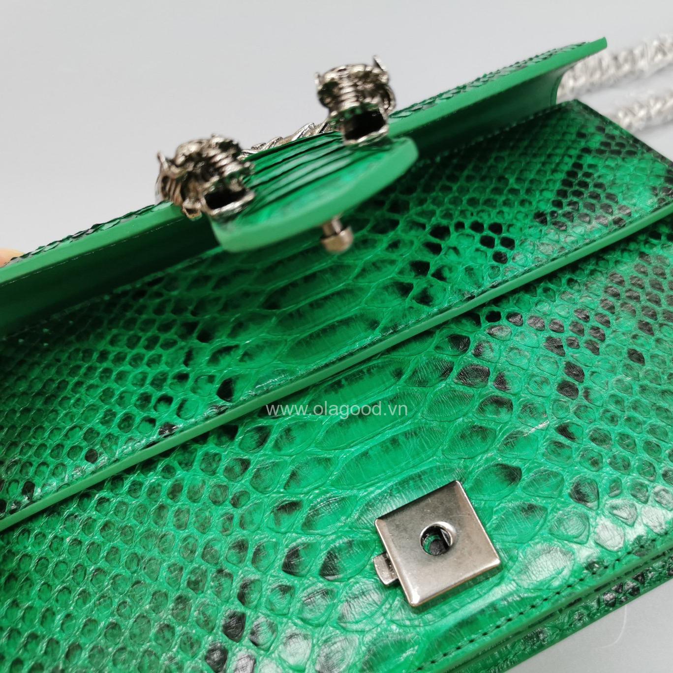 Túi xách nữ da trăn chính hãng - TXNU025T - Hình ảnh 7