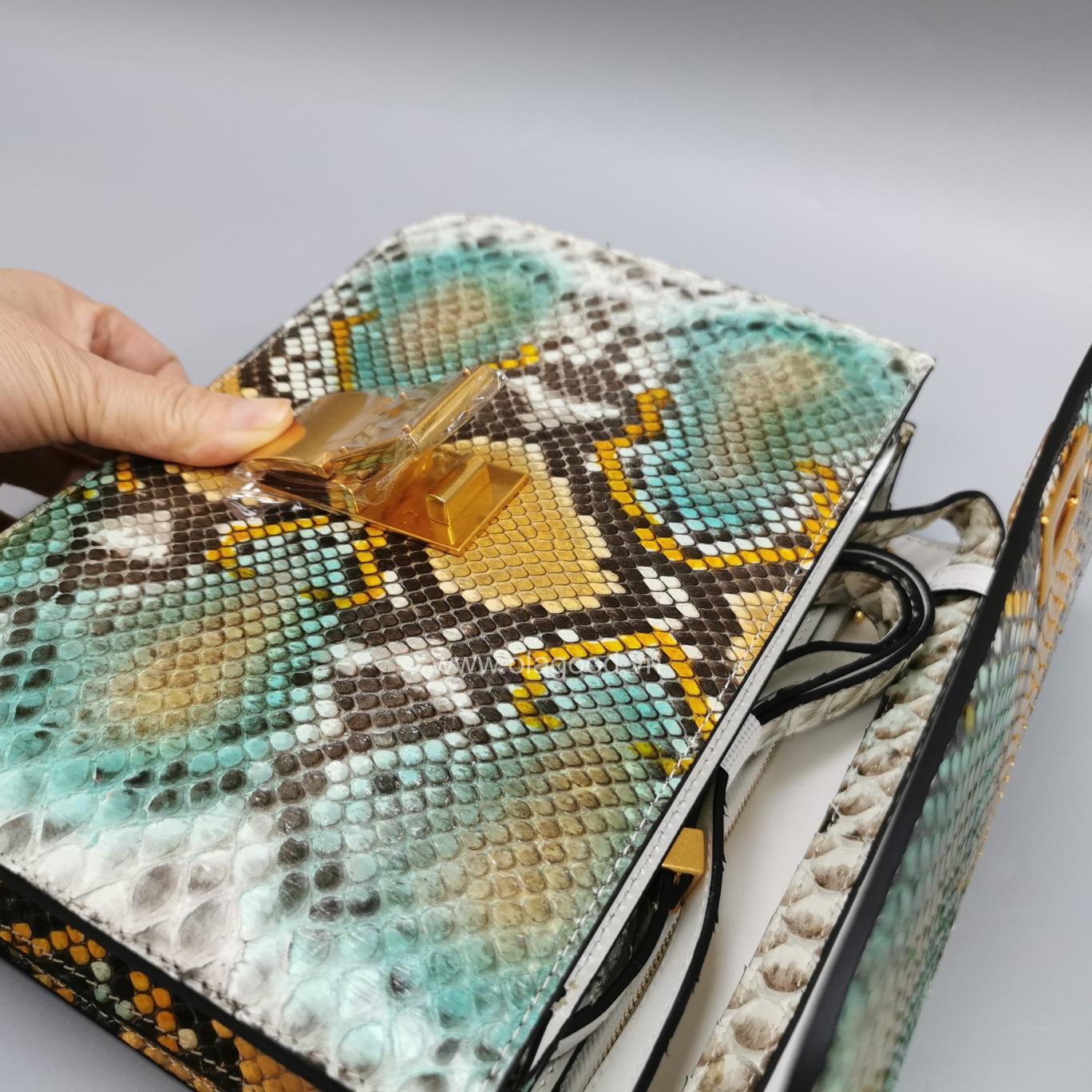 Túi xách nữ da trăn chính hãng - TXNU024T - Hình ảnh 6