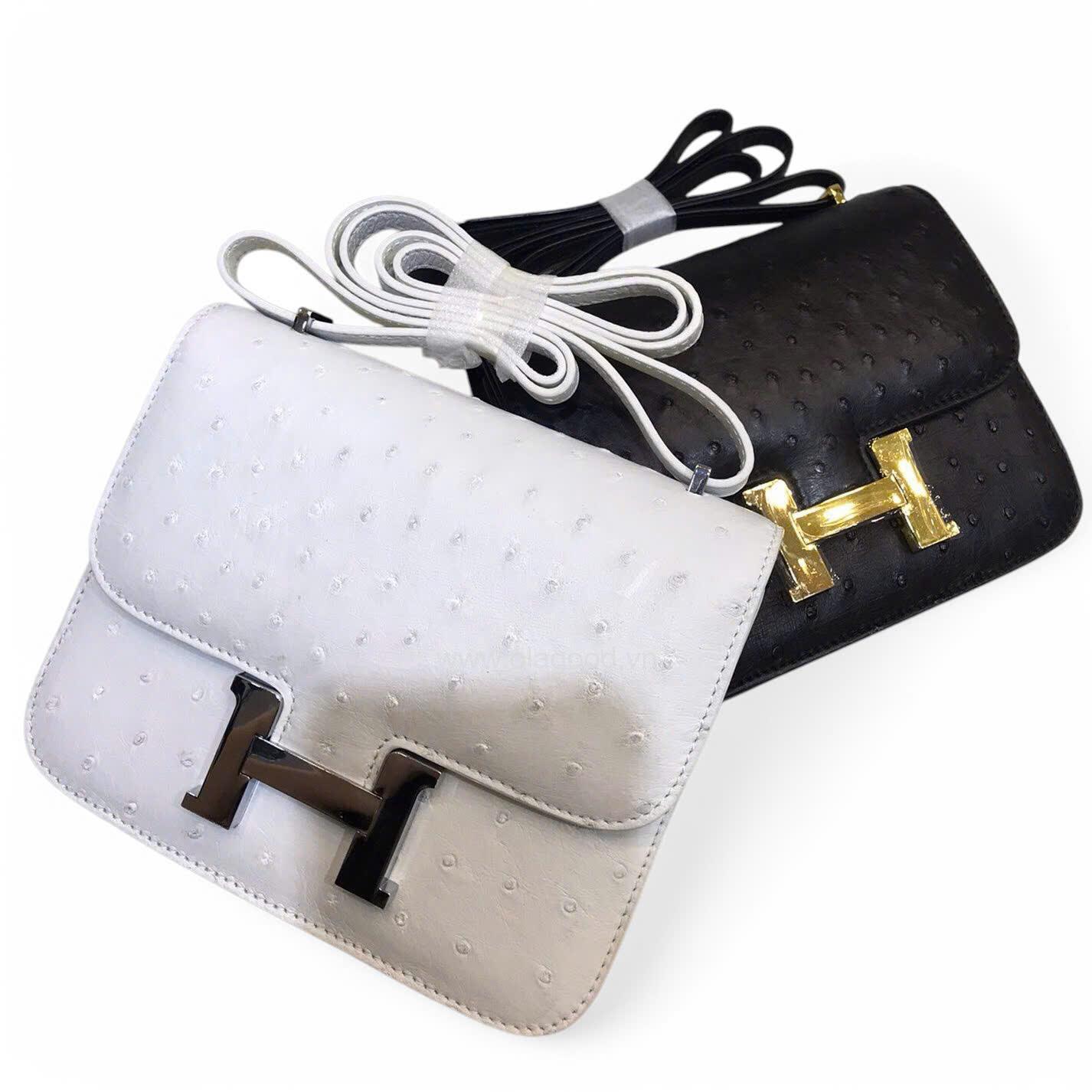 Túi xách nữ hàng hiệu da đà điểu - TXNU026D - Hình ảnh 11