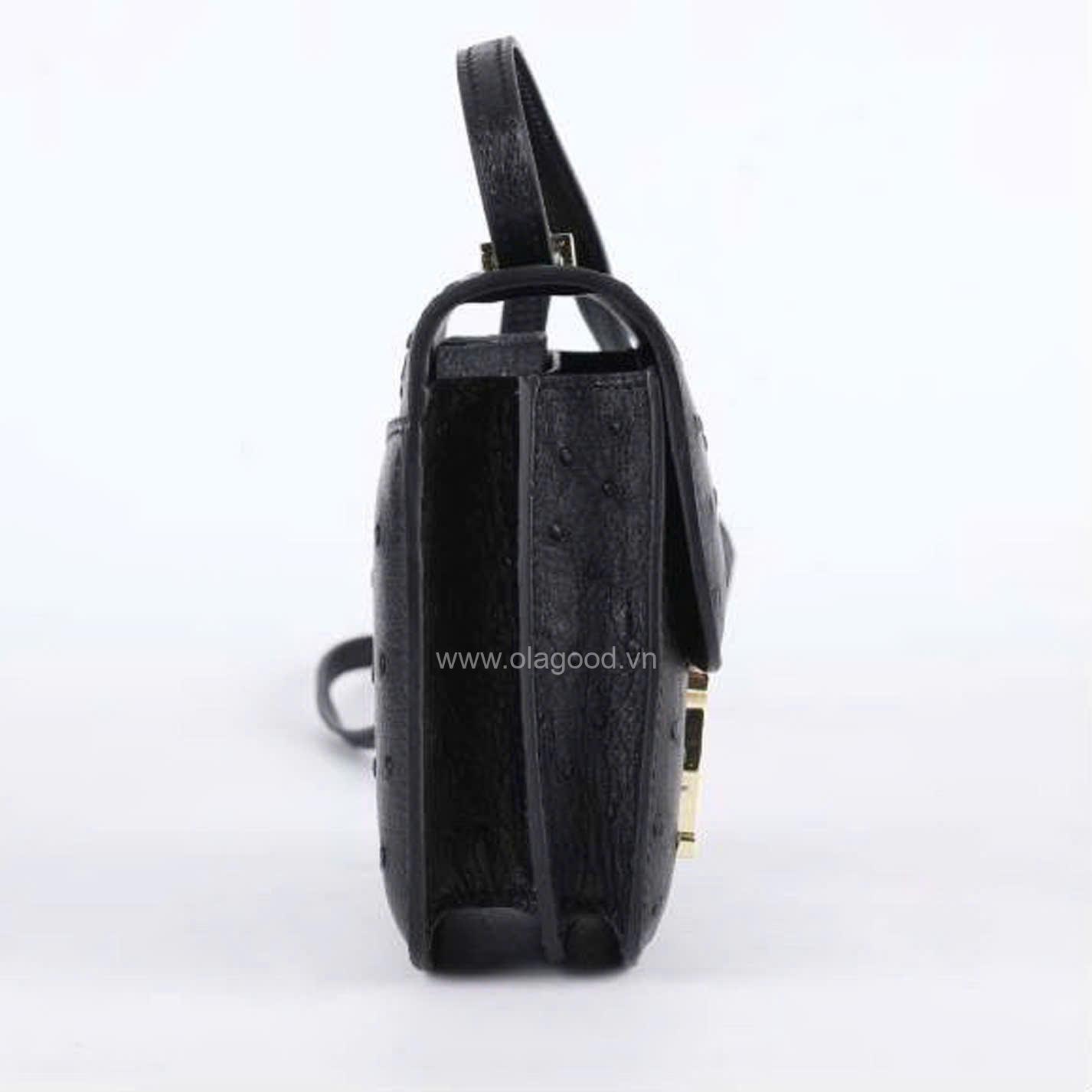 Túi xách nữ hàng hiệu da đà điểu - TXNU026D - Hình ảnh 14