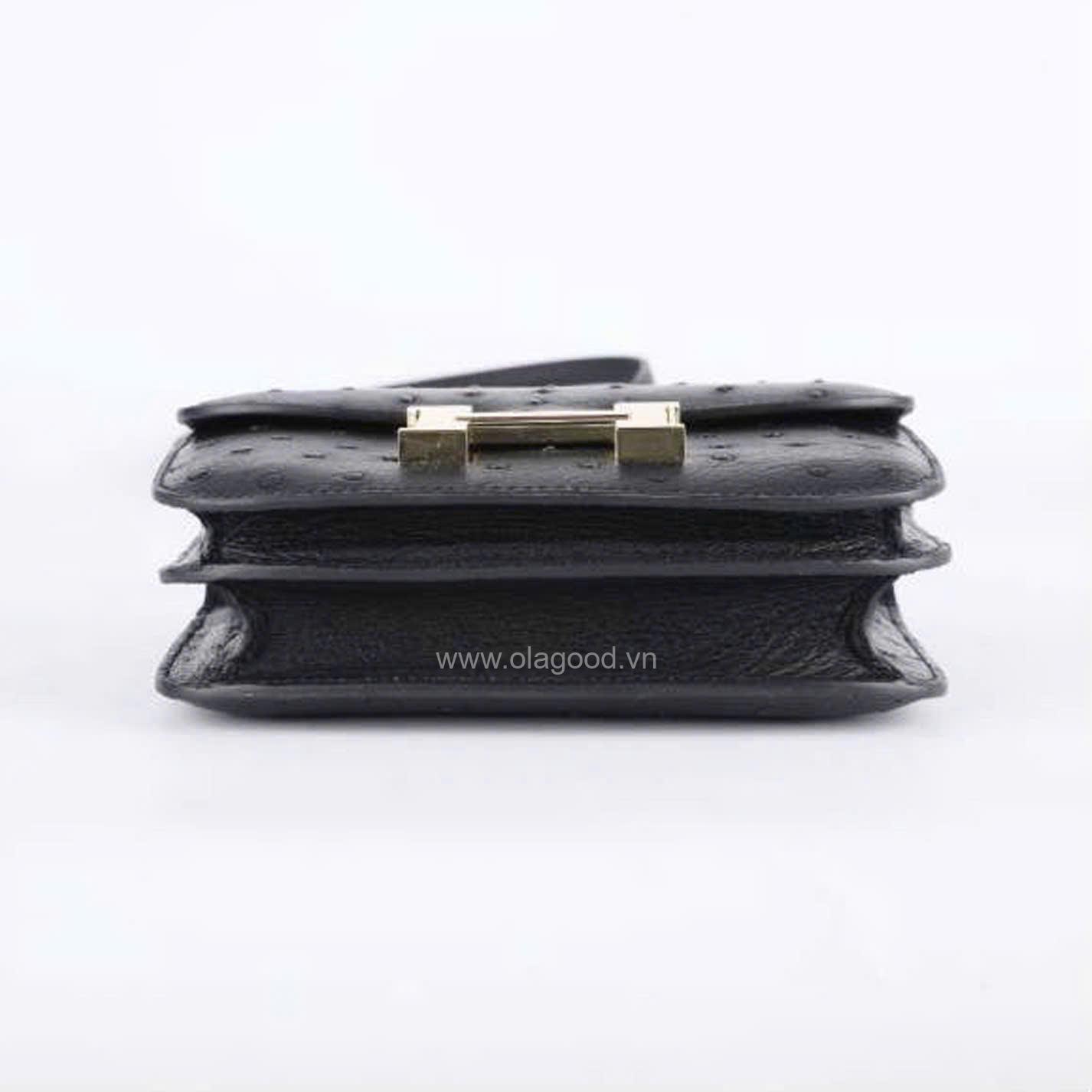 Túi xách nữ hàng hiệu da đà điểu - TXNU026D - Hình ảnh 15