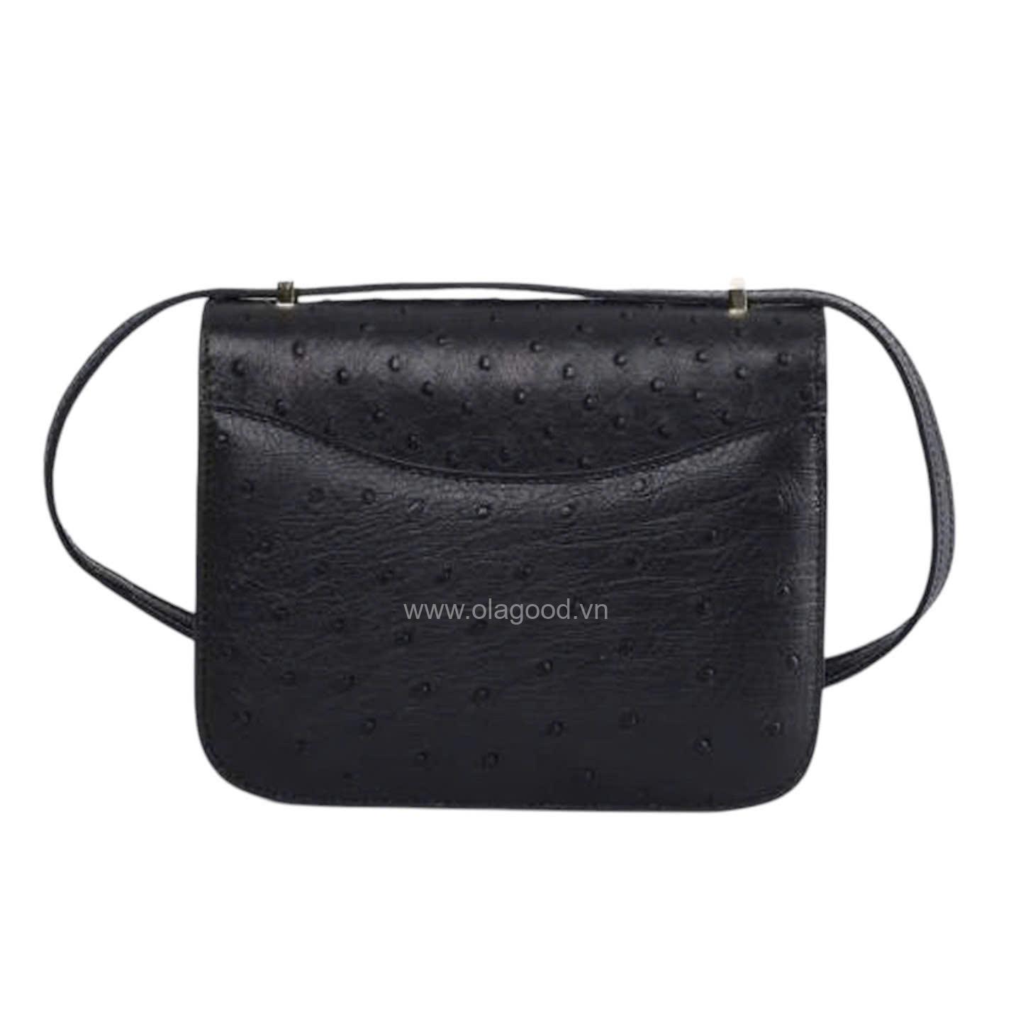 Túi xách nữ hàng hiệu da đà điểu - TXNU026D - Hình ảnh 13