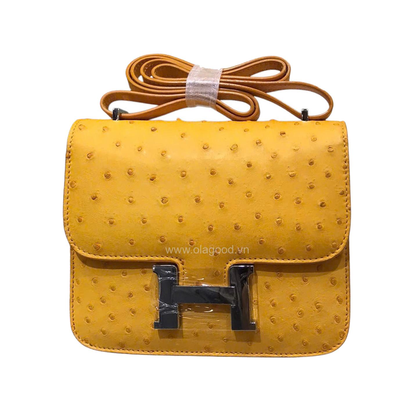 Túi xách nữ hàng hiệu da đà điểu - TXNU026D - Hình ảnh 5