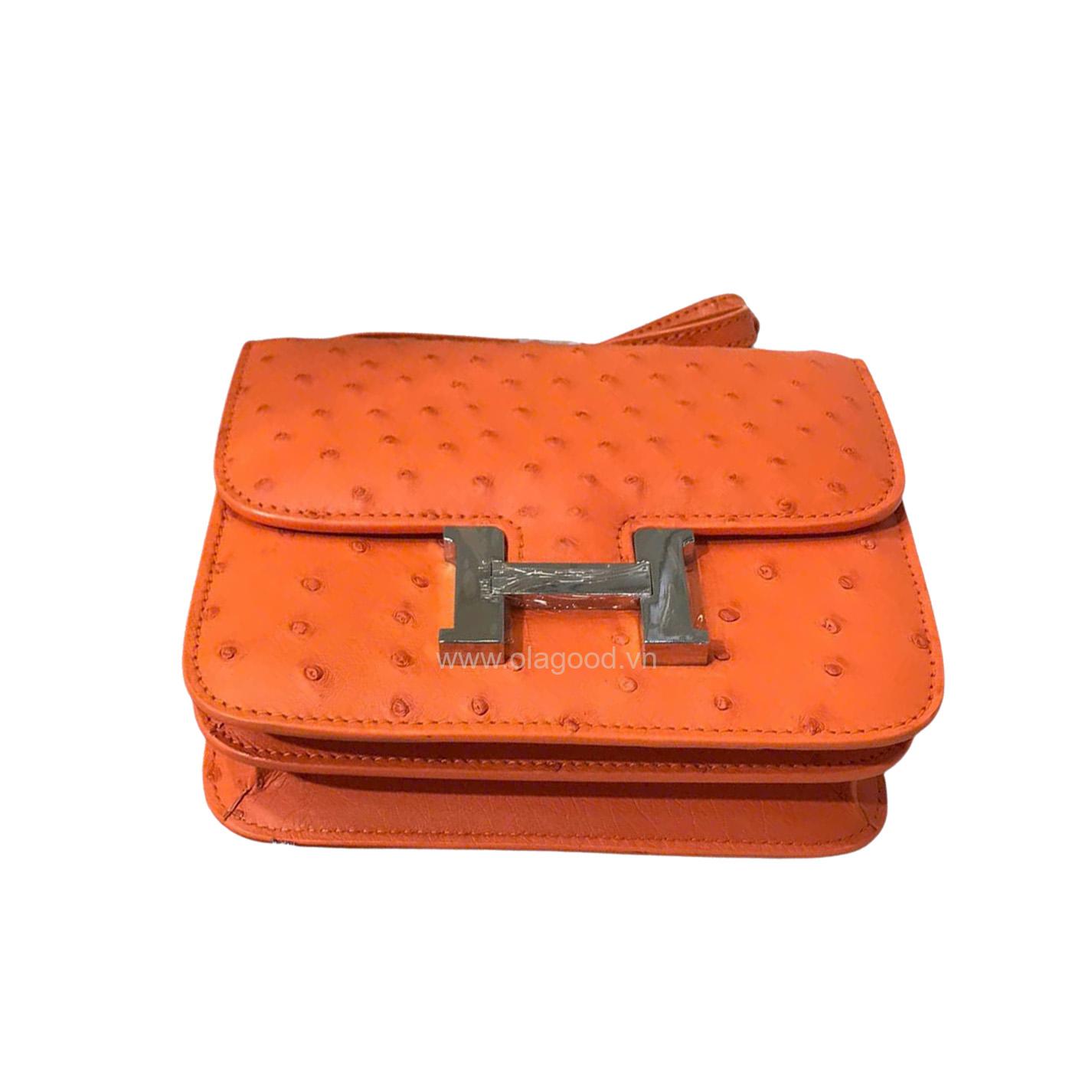 Túi xách nữ hàng hiệu da đà điểu - TXNU026D - Hình ảnh 7