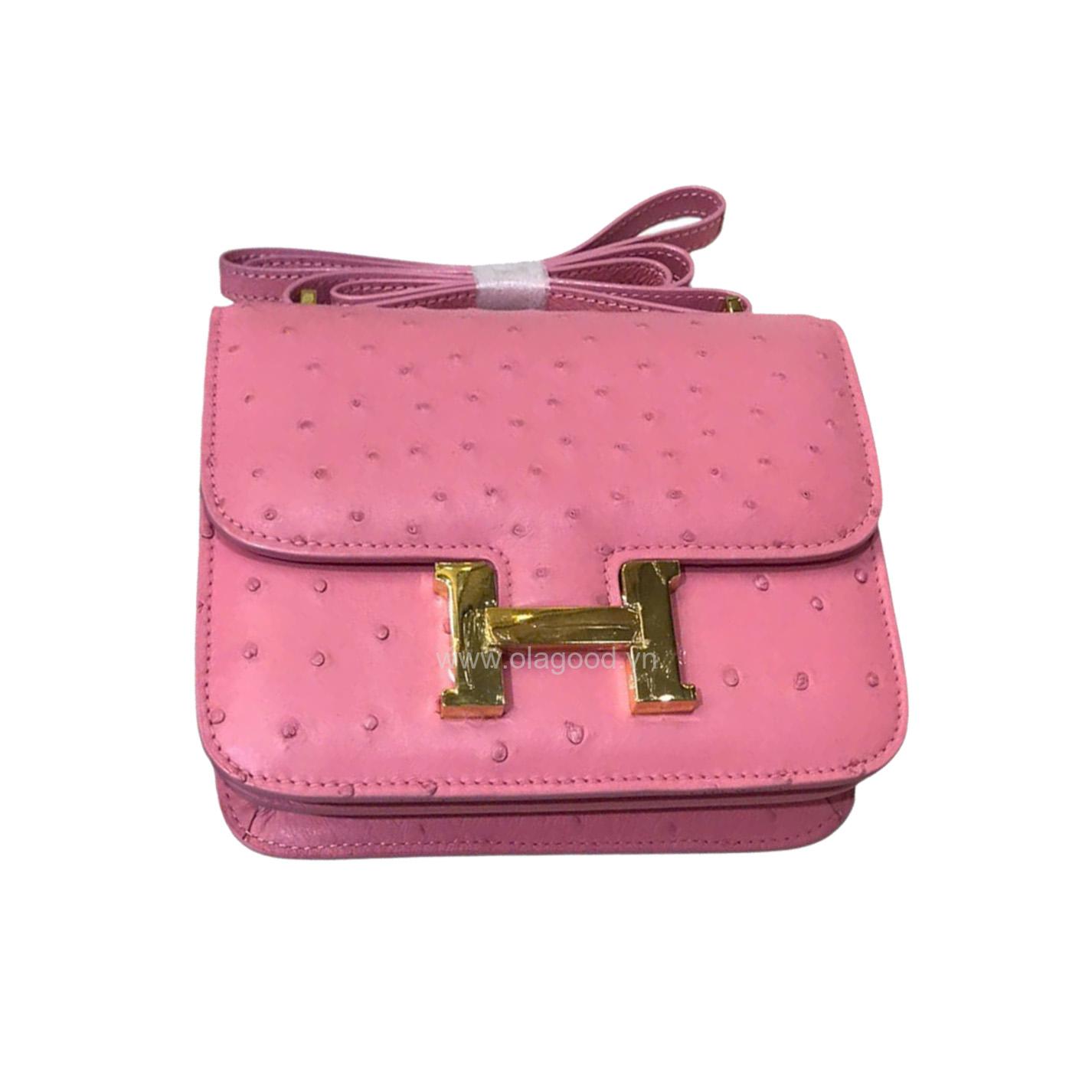 Túi xách nữ hàng hiệu da đà điểu - TXNU026D - Hình ảnh 8