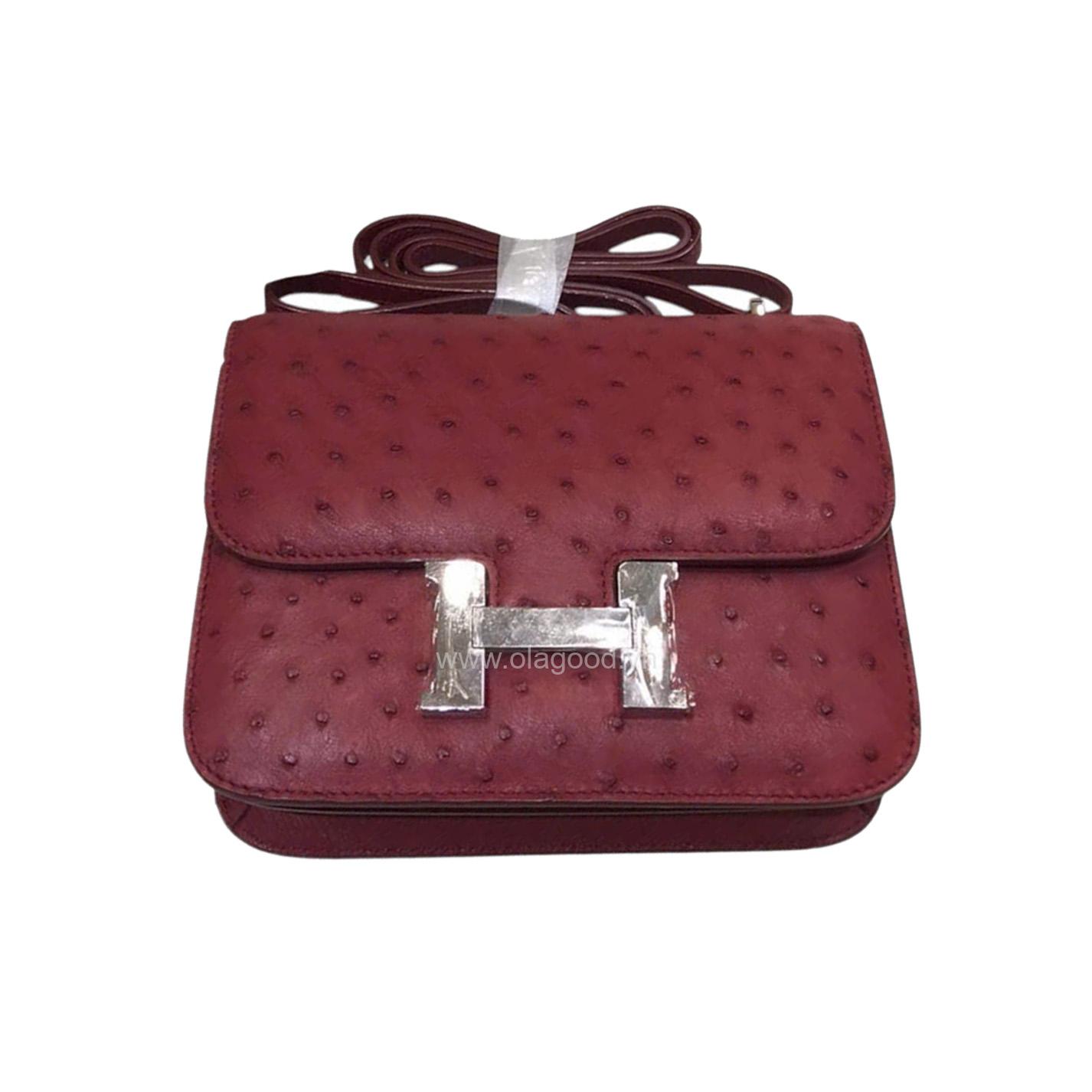 Túi xách nữ hàng hiệu da đà điểu - TXNU026D - Hình ảnh 10