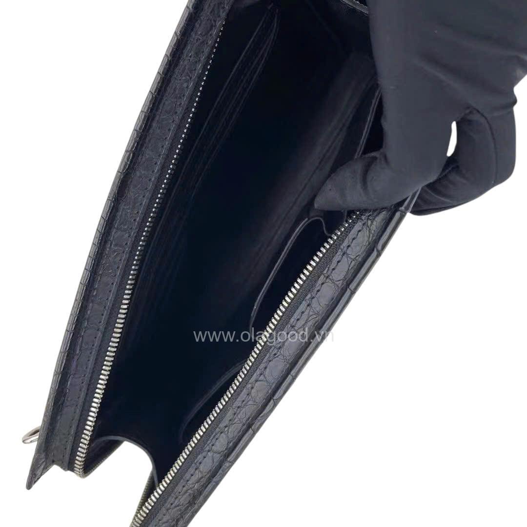 Ví cầm tay cá sấu Nile - CL016S - Hình ảnh 10