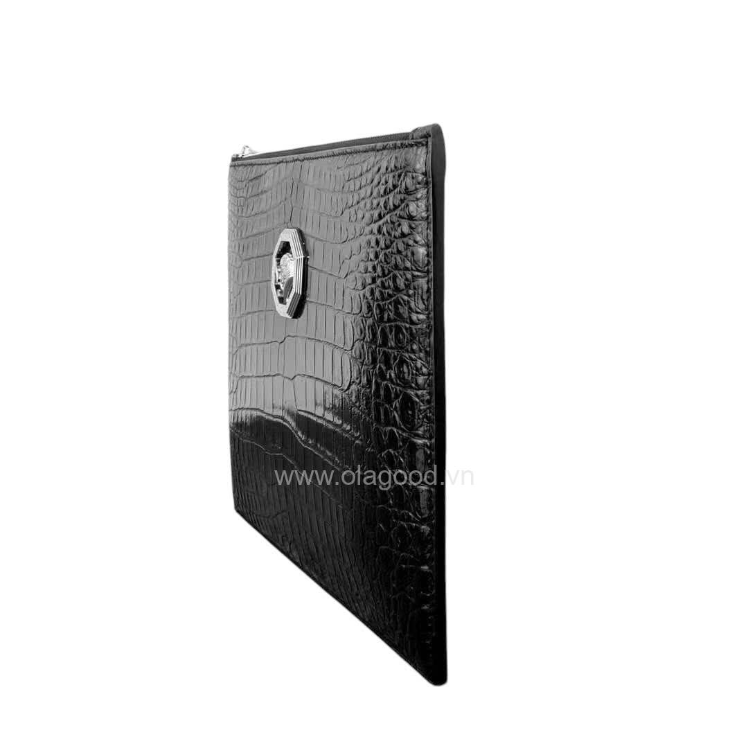 Ví cầm tay nam da cá sấu - CL018S - Hình ảnh 7