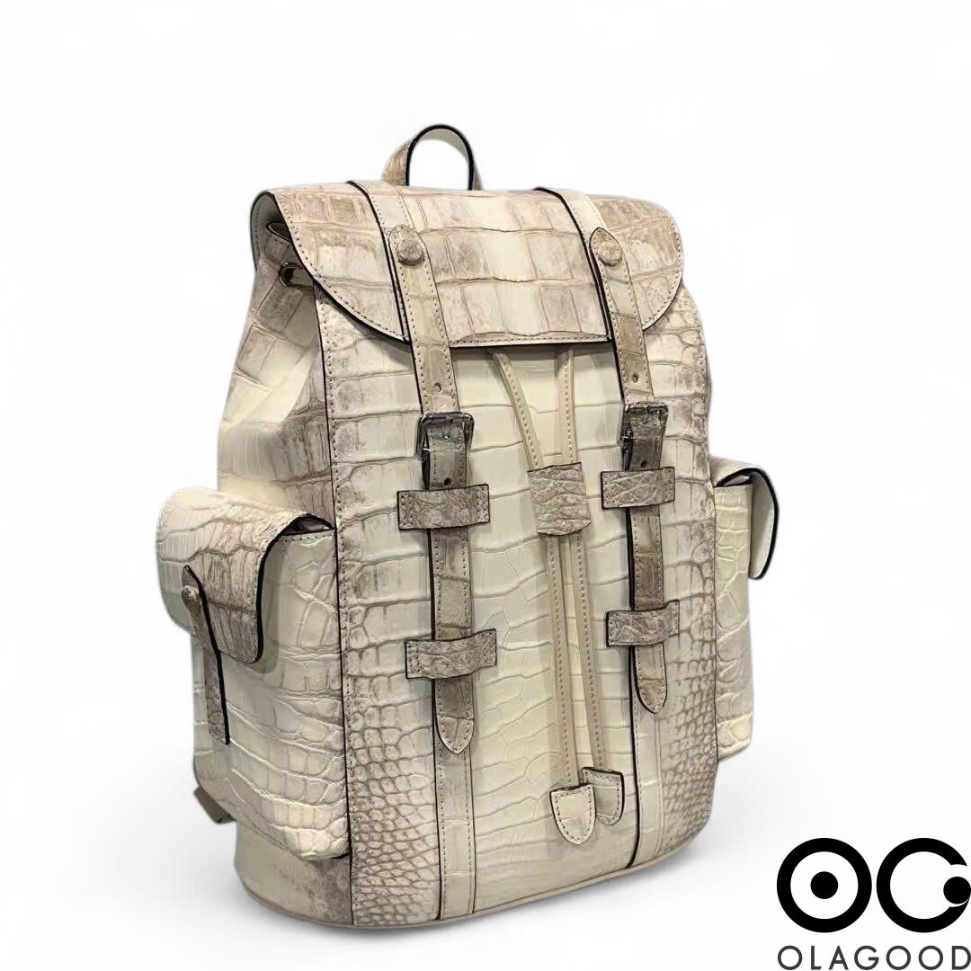 Balo da cá sấu nam - BLN014S - Hình ảnh 3