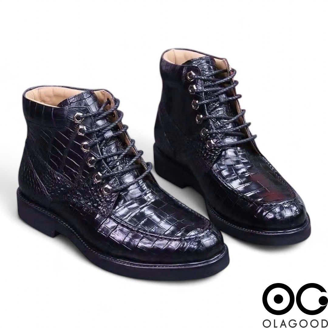 Boots nam da cá sấu - GB011S - Hình ảnh 3