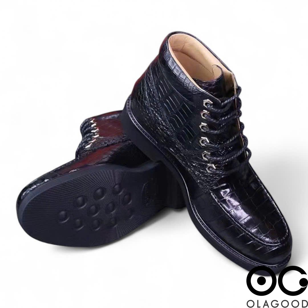 Boots nam da cá sấu - GB011S - Hình ảnh 6