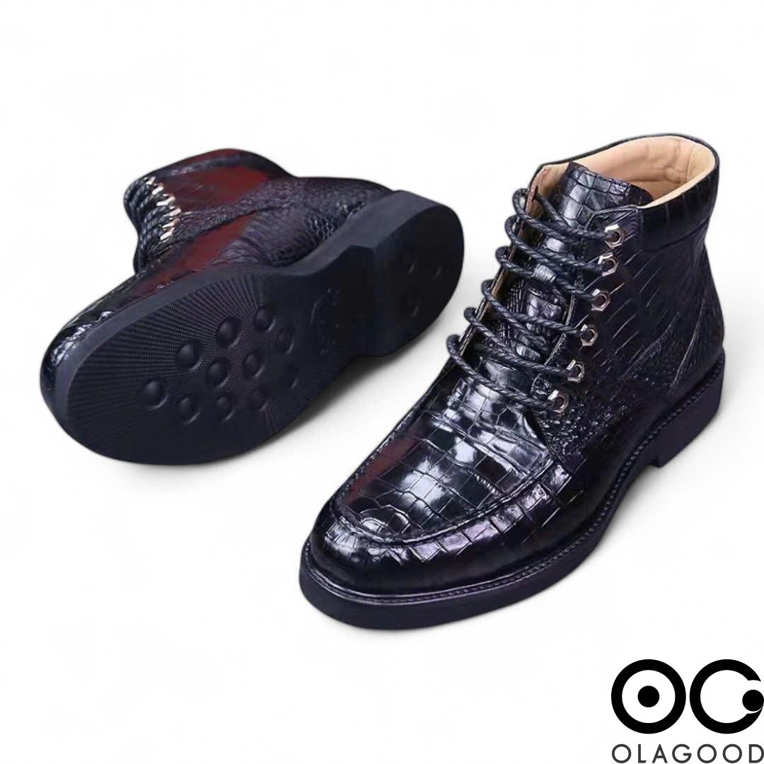 Boots nam da cá sấu - GB011S - Hình ảnh 7